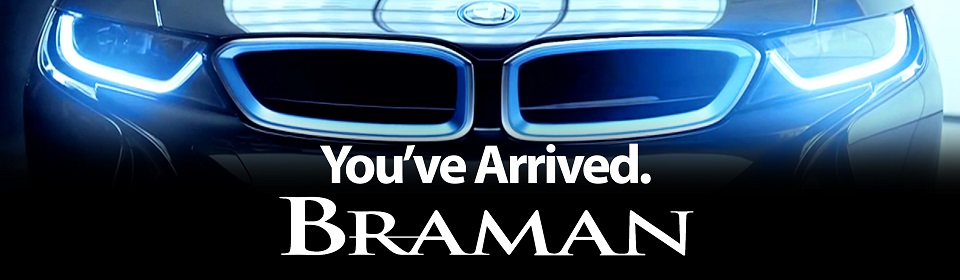 You've Arrived. Braman logo