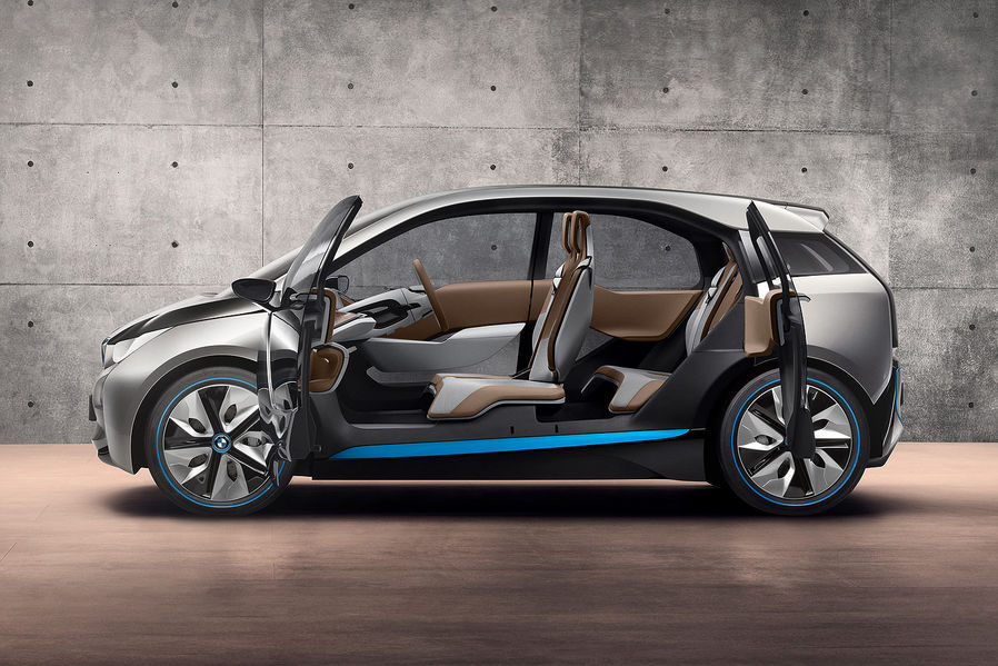 New BMW i3 with doors open