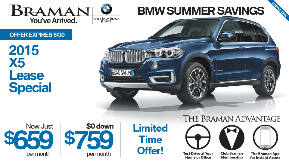 BMW X Series Lease Special - June 2015