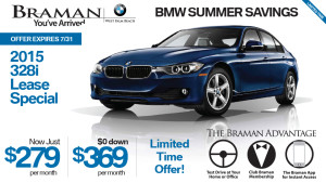 Braman BMW 328i Lease Special Offer in West Palm Beach, Florida