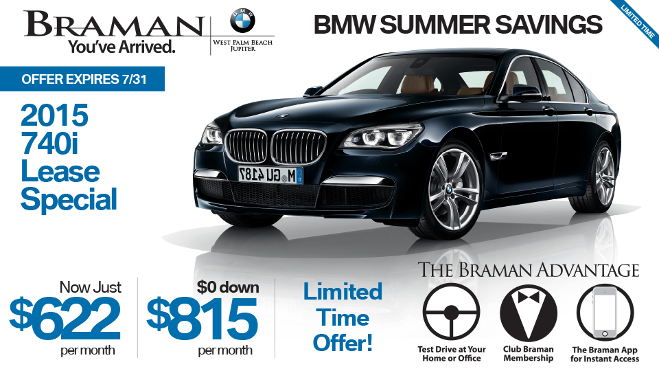 July BMW 7 Series Lease Offers In South Florida