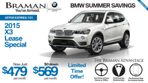 Braman BMW X3 Lease Special Offer in West Palm Beach, Florida