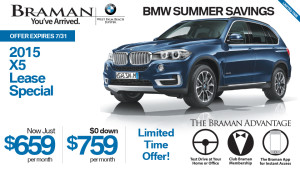 Braman BMW X5 Lease Special Offer in West Palm Beach, Florida