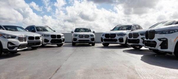Row of BMW Models