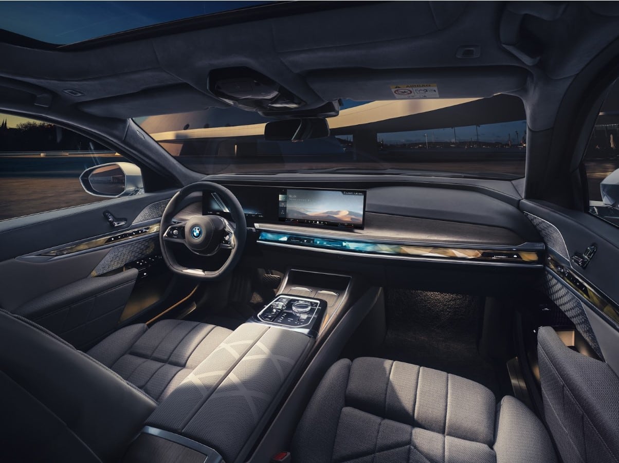 Image of the BMW i8 interior