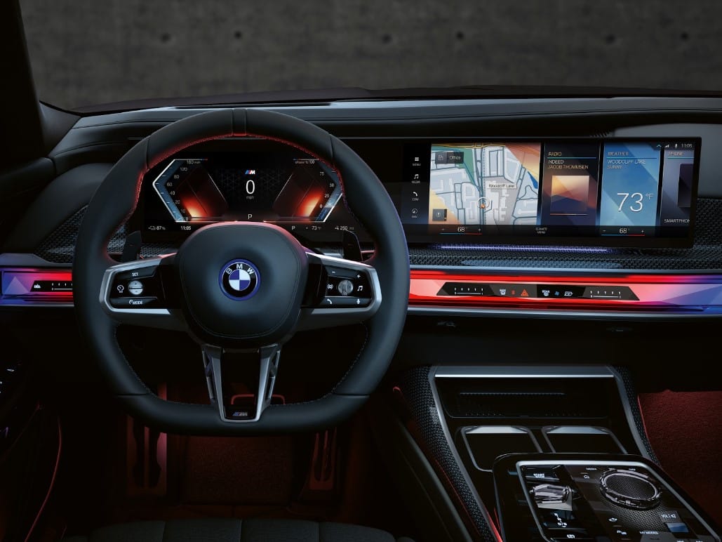 The BMW i8 interior.